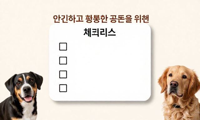 반려동물과 관련 이미지 - 반려동물과 함께하는 공간, 안전하고 행복한 공존을 위한 체크리스트